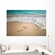 Two Starfish on a Beach Wall Mural