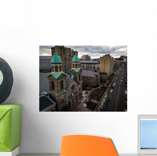 Aerial Trenton New Jersey Wall Decal
