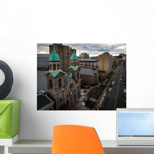 Aerial Trenton New Jersey Wall Decal