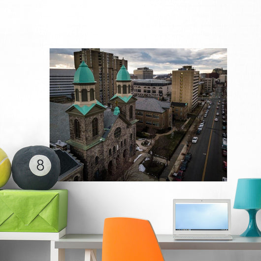 Aerial Trenton New Jersey Wall Decal