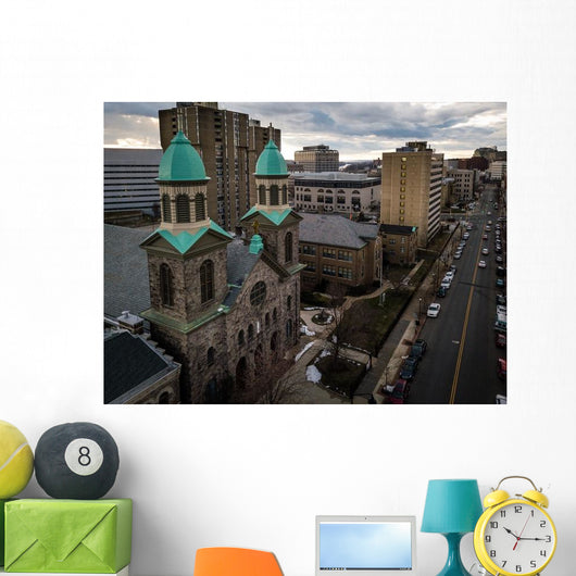Aerial Trenton New Jersey Wall Decal