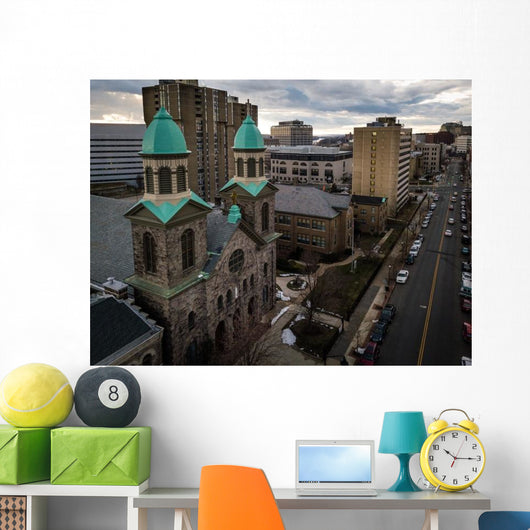 Aerial Trenton New Jersey Wall Decal