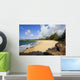 USA, Hawaii, Maui, View of empty Fleming Beach Wall Mural