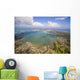 USA, Hawaii, Oahu, Aerial view of Kaneohe Bay Wall Mural