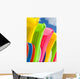 Close-Up View Of Colorful Plastic Rafts And Boogie Boards Wall Mural