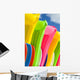 Close-Up View Of Colorful Plastic Rafts And Boogie Boards Wall Mural