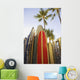 Close up view of colorful surfboards Wall Mural