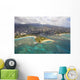 USA, Hawaii, Oahu, Ala Wai Yacht Basin and Ala Moana Beach Park Wall Mural