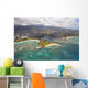 USA, Hawaii, Oahu, Ala Wai Yacht Basin and Ala Moana Beach Park Wall Mural