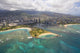 USA, Hawaii, Oahu, Ala Wai Yacht Basin and Ala Moana Beach Park Wall Mural