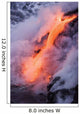Pahoehoe Lava Flowing From Kilauea Into Steaming Pacific Ocean Wall Mural