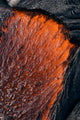 Close up of molten Pahoehoe lava Wall Mural