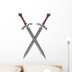 Crossed Swords Wall Decal