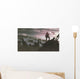 Astronaut Standing Ruined Building Wall Decal