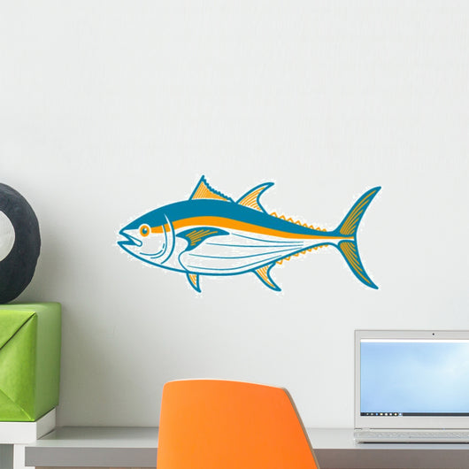 Illustration Tuna Wall Decal