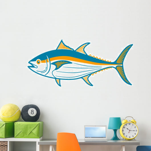 Illustration Tuna Wall Decal