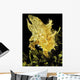 USA, Sargasumfish on floating sargasum weed in Pacific ocean Wall Mural