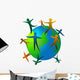 world people Wall Decal