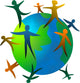 world people Wall Decal