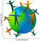 world people Wall Decal