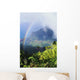 Kalalau Valley viewpoint in Kokee State Park with rainbow Wall Mural