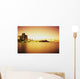 Hawaii, Oahu, Honolulu, Waikiki and Diamond Head at sunrise Wall Mural