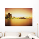 Hawaii, Oahu, Honolulu, Waikiki and Diamond Head at sunrise Wall Mural