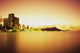 Hawaii, Oahu, Honolulu, Waikiki and Diamond Head at sunrise Wall Mural