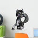 Lovely Dapple-grey Unicorn Cartoon Wall Decal