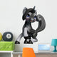 Lovely Dapple-grey Unicorn Cartoon Wall Decal