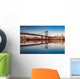 Philadelphia Night Skyline Refection Wall Decal