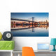 Philadelphia Night Skyline Refection Wall Decal