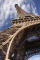 View From Underneath The Eiffel Tower Wall Mural