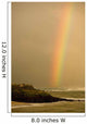 Hawaii, Maui, Rainbow over Maui's north coast Wall Mural
