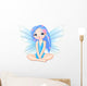 Little Blue Fairy Wall Decal