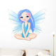 Little Blue Fairy Wall Decal