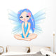 Little Blue Fairy Wall Decal
