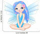 Little Blue Fairy Wall Decal