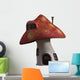 Mushroom House White 3D Wall Decal