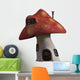 Mushroom House White 3D Wall Decal