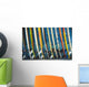 Row Of Surfboards Lined Up Against A Wall Wall Mural