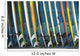 Row Of Surfboards Lined Up Against A Wall Wall Mural