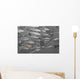 Hawaii, Selective Black And White On A School Of Yellowfin Goatfish Wall Mural