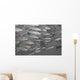 Hawaii, Selective Black And White On A School Of Yellowfin Goatfish Wall Mural