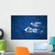 Hawaii, Maui, Humpback Whales, Aerial View Wall Mural