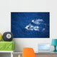 Hawaii, Maui, Humpback Whales, Aerial View Wall Mural