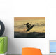 Hawaii, Big Island, Kona, Surfer At Sunset Wall Mural