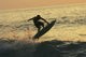 Hawaii, Big Island, Kona, Surfer At Sunset Wall Mural