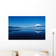 Scenic view of Mt Fuji and Lake Motosu Wall Mural