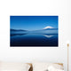 Scenic view of Mt Fuji and Lake Motosu Wall Mural